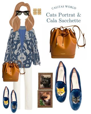 Calita Shoes CUSTOM WOMEN´S LOAFERS WITH TWO DIFFERENT IMAGES PETS PORTRAIR (SPECIAL CATS) ONE ON THE RIGHT FOOT AND THE OTHER ON THE LEFT FOOT