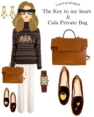 Calita Shoes ​LOAFERS BROWN 16TX VELVET YOU HAVE THE KEY OF MY HEART