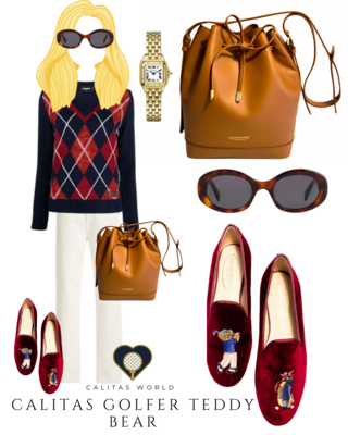 Calita Shoes ​LOAFERS BURGUNDY 10CO VELVET R48 GOLFER TEDDY BEAR