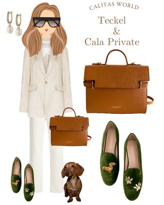 Calita Shoes LOAFERS GREEN 7ACO VELVET TECKEL AND FOOTPRINTS