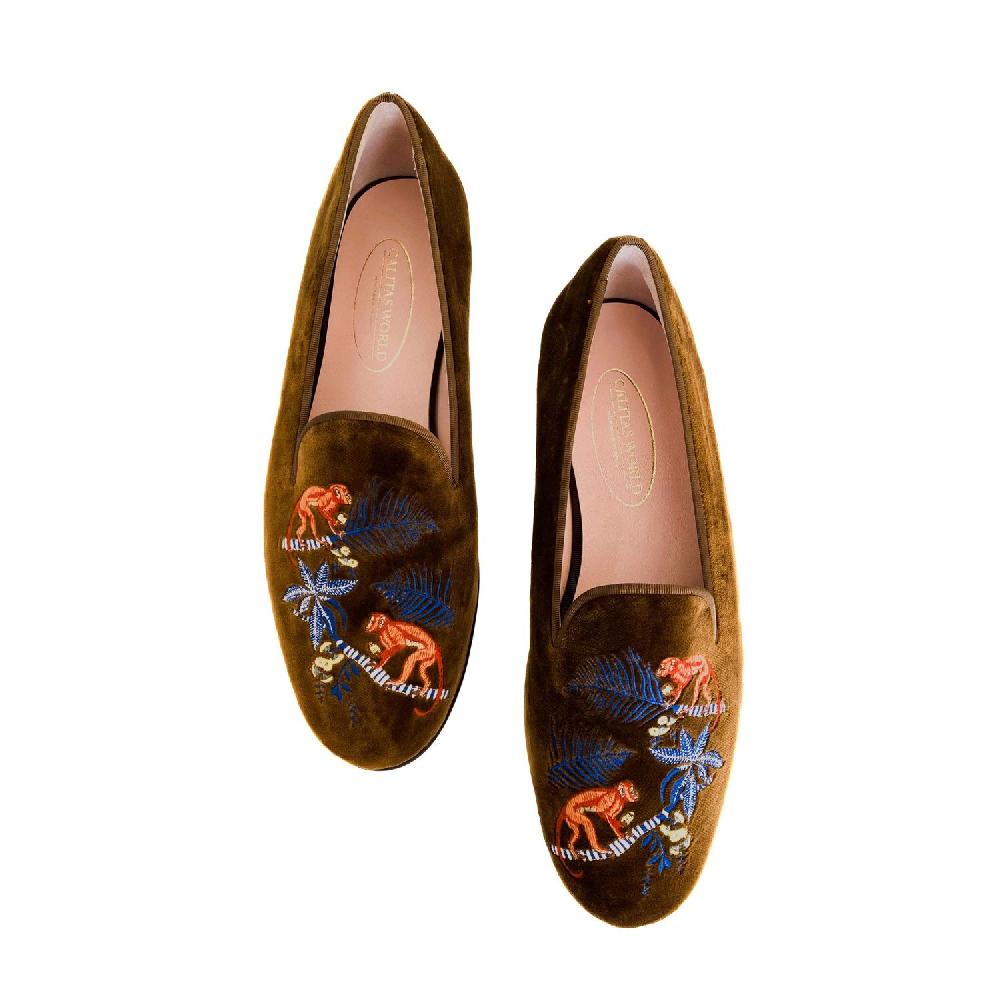Calita Shoes ​LOAFERS MEN BROWN CHOCOLATE 16TX VELVET THE JUNGLE