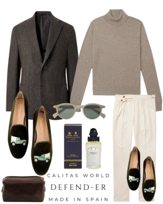 Calita Shoes ​LOAFERS MEN GREEN 8CO VELVET DEFEND-ER