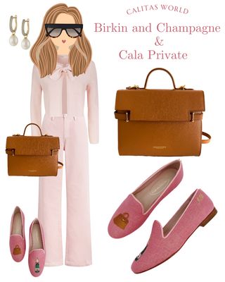 Calita Shoes ​LOAFERS PINK BUBBLEGUM 224PV LINEN BIRKIN AND CHAMPAGNE