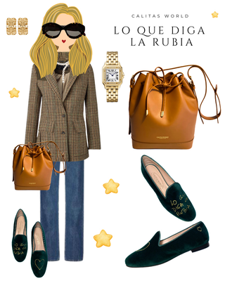 Calita Shoes ​LOAFERS TERCIOPELO DARK GREEN 12 TX LO QUE DIGA LA RUBIA