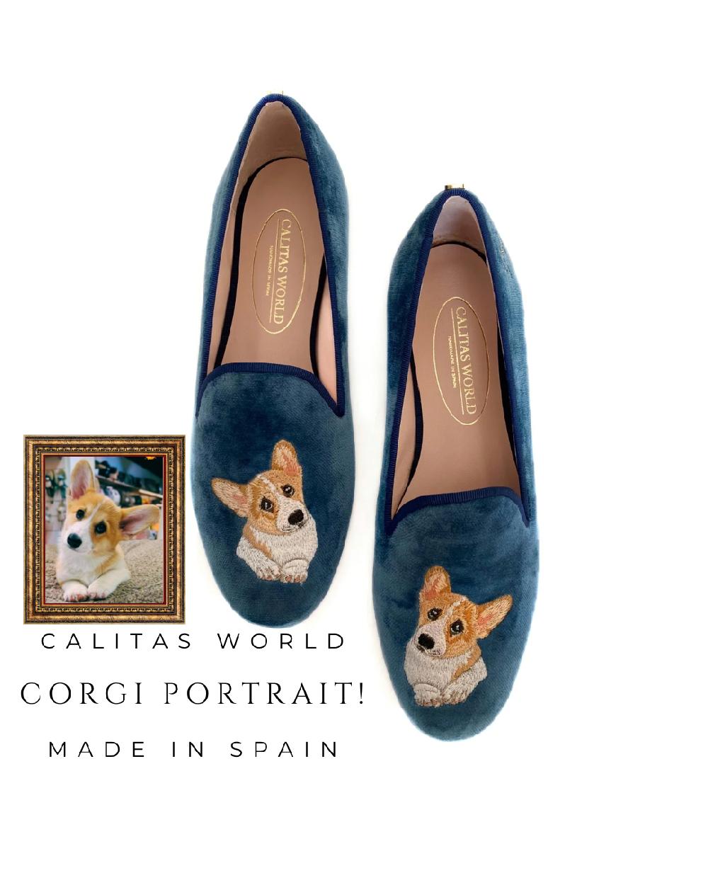 Calita Shoes PERSONALIZED WOMEN CALITAS DOG ON BOTH FEET (SAME IMAGE JUST ONE)