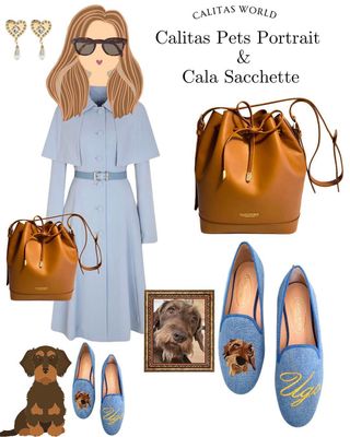 Calita Shoes PERSONALIZED WOMEN CALITAS PETS EDITION (1 IMAGE). MATERIAL: LINEN