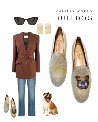 Calita Shoes PERSONALIZED WOMEN CALITAS PETS EDITION (1 IMAGE). MATERIAL: LINEN