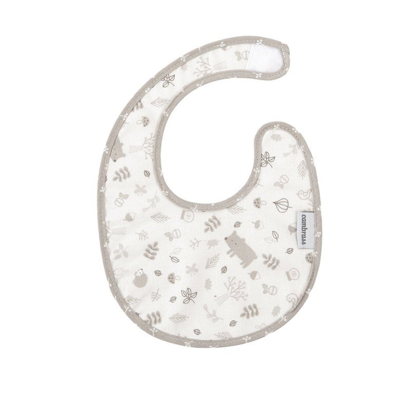 Cambrass BABERO REDONDO CON VELCRO ABETE BEIGE 16x19x1 CM