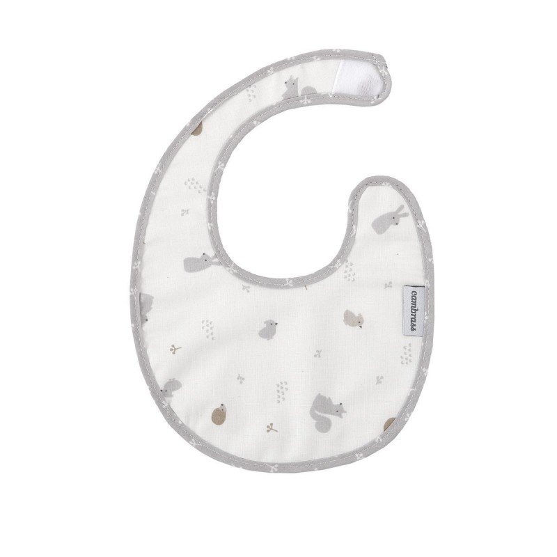 Cambrass BABERO REDONDO CON VELCRO ARDI GRIS 16x19x1 CM