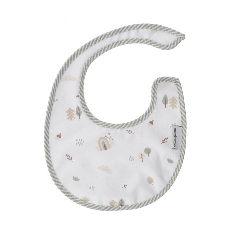 Cambrass BABERO REDONDO CON VELCRO GREENY VERDE 16x19x1 CM