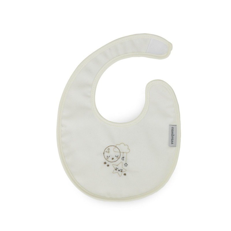 Cambrass BABERO REDONDO CON VELCRO LUNA BEIGE 16x19x1 CM