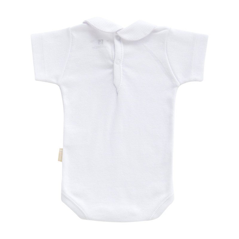 Cambrass BODY CON CUELLO MANGA CORTA I. BLANCO UNICO