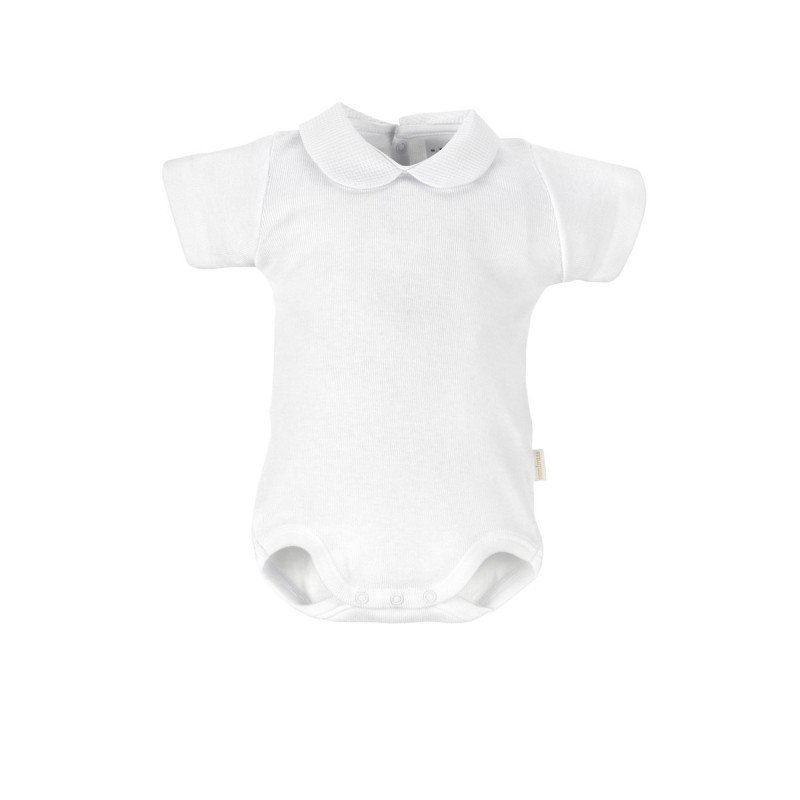Cambrass BODY CON CUELLO MANGA CORTA I. BLANCO UNICO