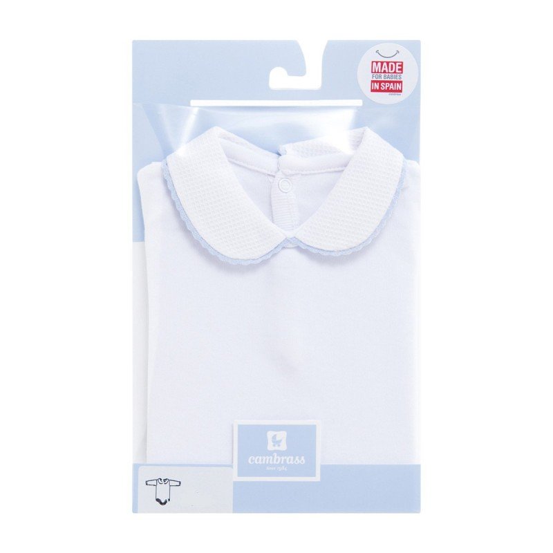 Cambrass BODY CON CUELLO MANGA LARGA I. 0703 CROQUET CELESTE