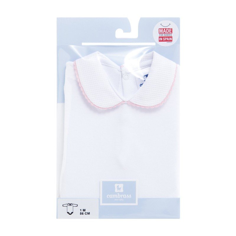 Cambrass BODY CON CUELLO MANGA LARGA I. 0703 CROQUET ROSA