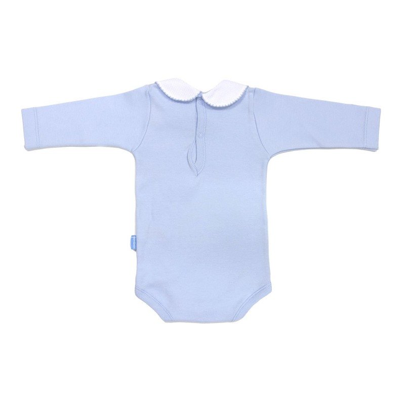 Cambrass BODY CON CUELLO MANGA LARGA I. D.R. LISO CELESTE