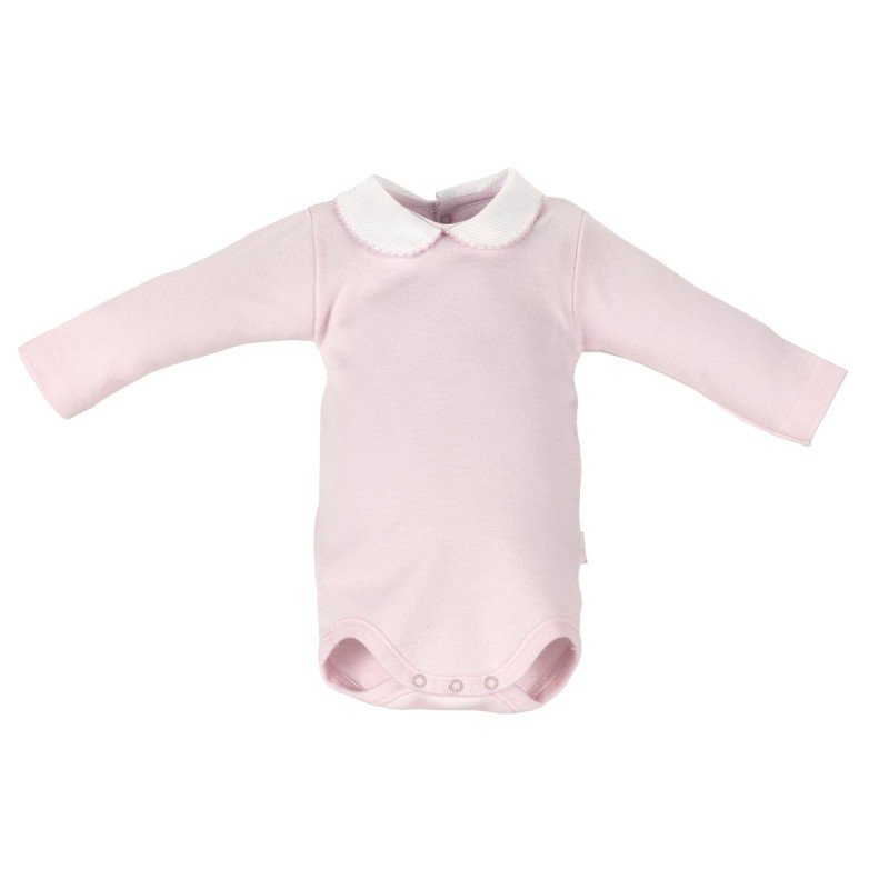 Cambrass BODY CON CUELLO MANGA LARGA I. D.R. LISO ROSA