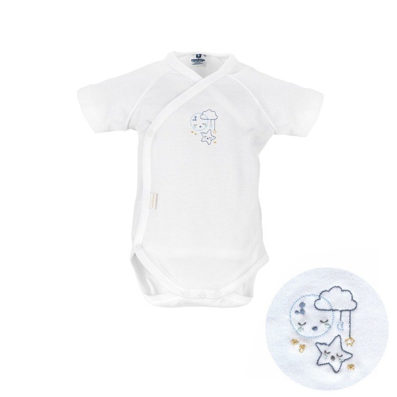 Cambrass BODY RECIEN NACIDO M.CORTA I. LUNA 23 BLANCO