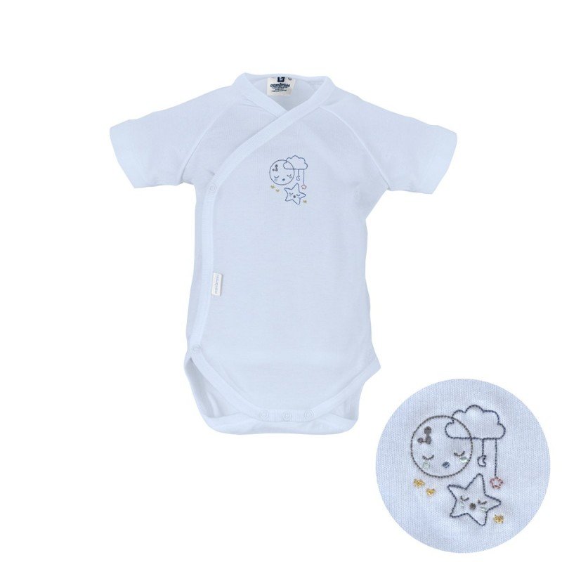 Cambrass BODY RECIEN NACIDO M.CORTA I. LUNA 23 CELESTE