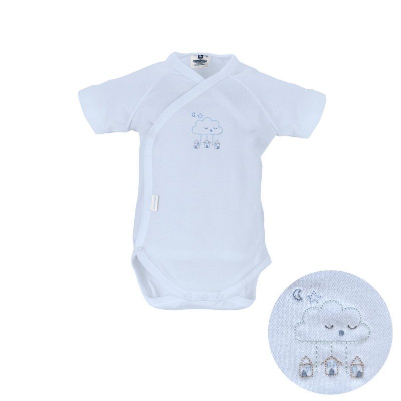 Cambrass BODY RECIEN NACIDO M.CORTA I. NUBE 23 CELESTE