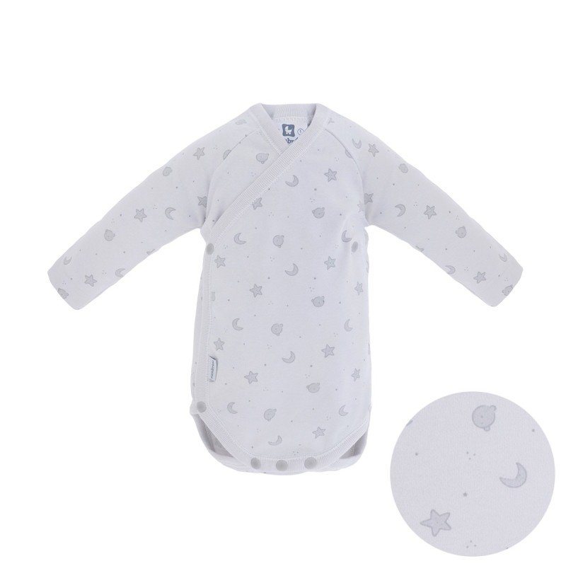 Cambrass BODY RECIEN NACIDO M.LARGA 729 1 TEDDY GRIS