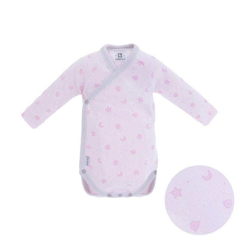 Cambrass BODY RECIEN NACIDO M.LARGA 729 1 TEDDY ROSA