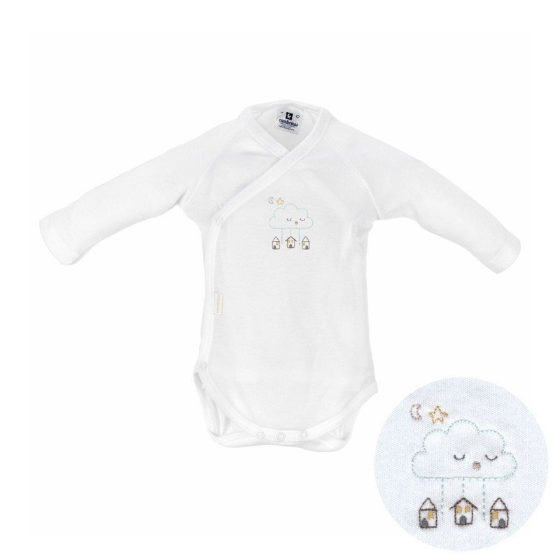 Cambrass BODY RECIEN NACIDO M.LARGA I. NUBE 23 BLANCO