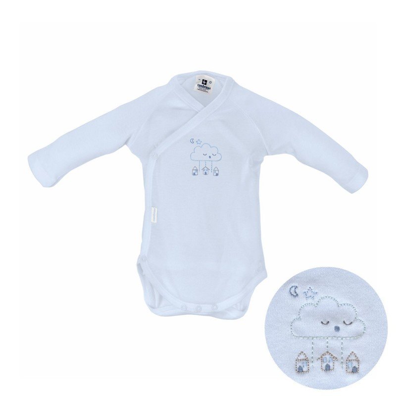 Cambrass BODY RECIEN NACIDO M.LARGA I. NUBE 23 CELESTE