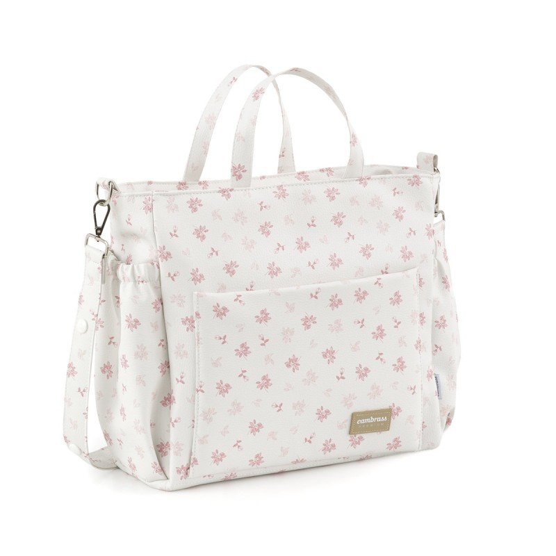 Cambrass BOLSO MATERNAL PACK BRANCH ROSA 16x43x37 CM