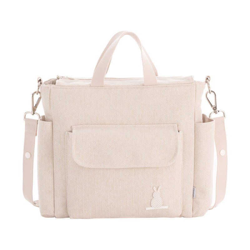 Cambrass BOLSO MATERNAL PACK LINO BEIGE 16x43x37 CM