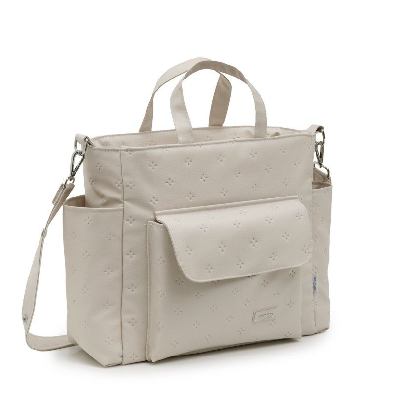 Cambrass BOLSO MATERNAL PACK SPRING CREMA 16x43x37 CM
