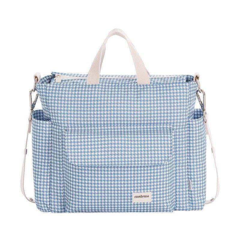 Cambrass BOLSO MATERNAL PACK WINDSORD SUMMER AZULON 16x43x37 CM