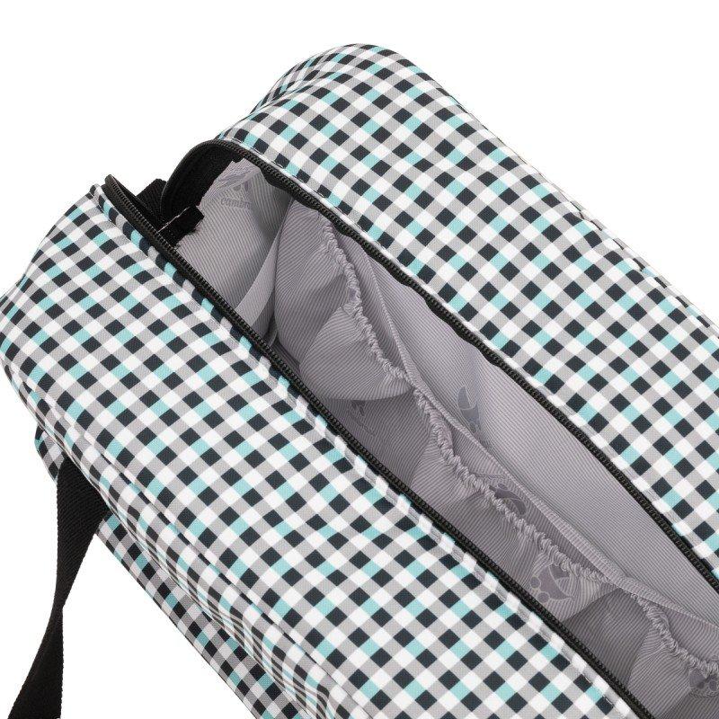Cambrass BOLSO MATERNAL PROME NEW VICHY AZUL 18x41x31 CM