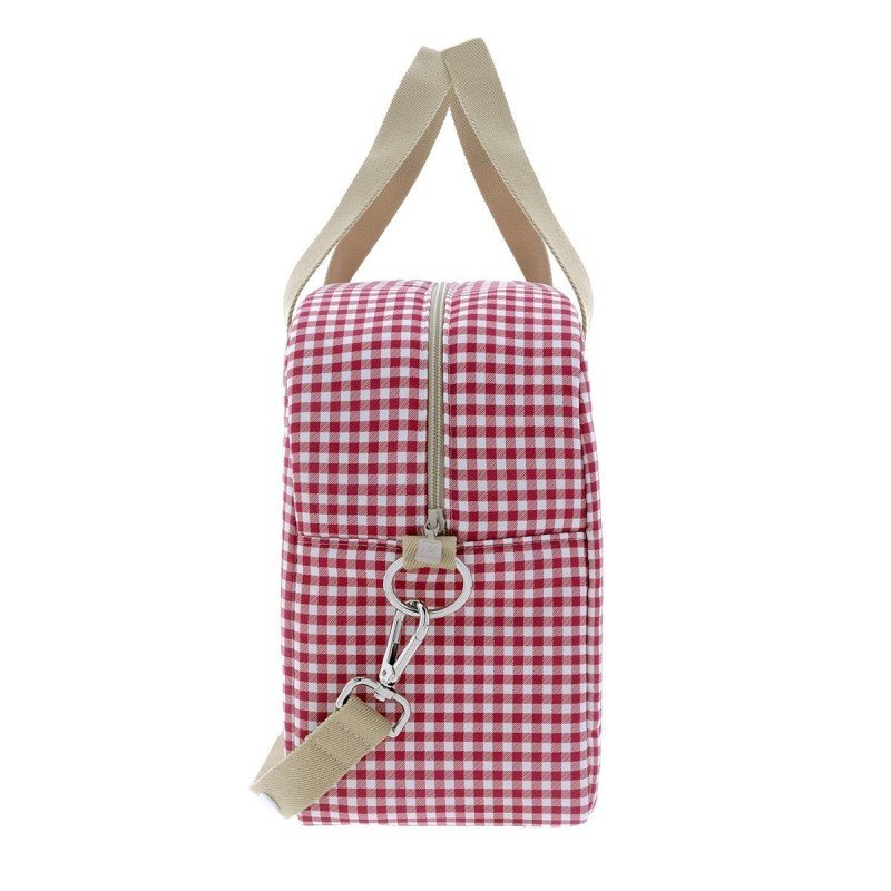 Cambrass BOLSO MATERNAL PROME VICHY ROJO 18x41x31 CM