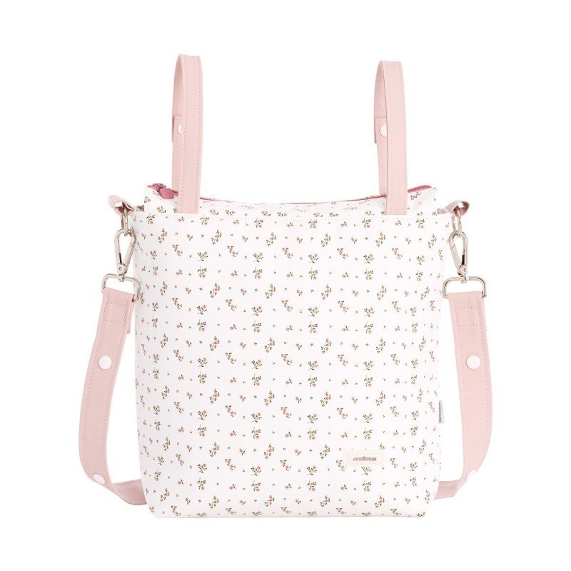 Cambrass BOLSO TALEGA AURA BEIGE/FLORES 12x40x35 CM