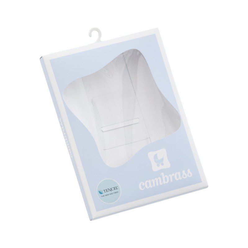 Cambrass BODY MANGA CORTA I. TENCEL BLANCO
