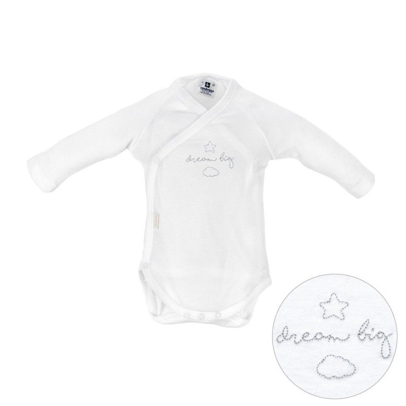 Cambrass BODY RECIEN NACIDO M.LARGA I. BIG 20 GRIS