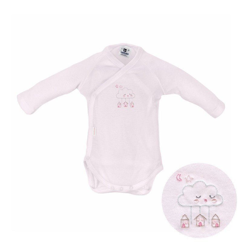 Cambrass BODY RECIEN NACIDO M.LARGA I. NUBE 23 ROSA