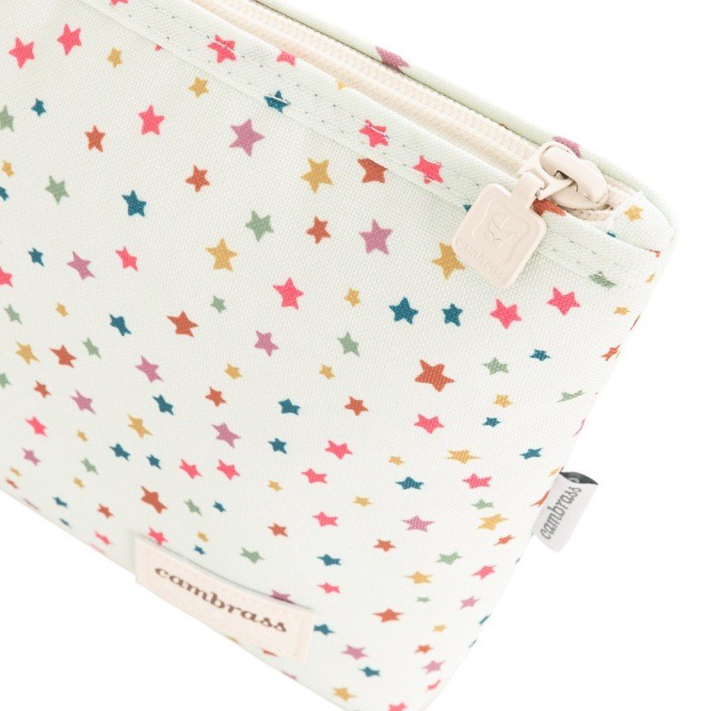 Cambrass BOLSA ASEO ESTRELLAS MELON 6x28x20 CM
