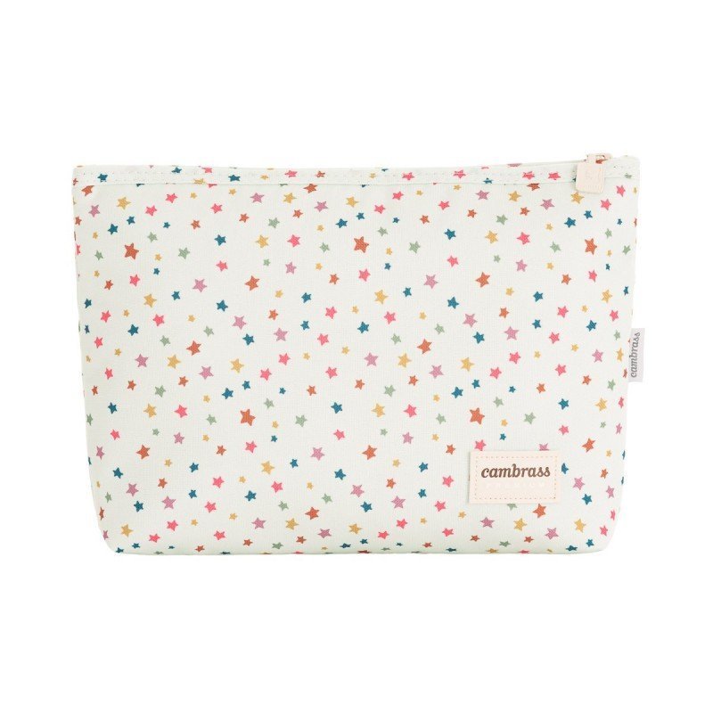 Cambrass BOLSA ASEO ESTRELLAS MELON 6x28x20 CM