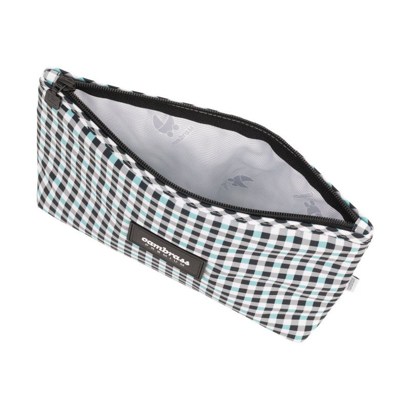 Cambrass BOLSA ASEO NEW VICHY AZUL 6x28x20 CM