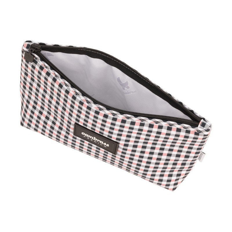 Cambrass BOLSA ASEO NEW VICHY ROSA 6x28x20 CM