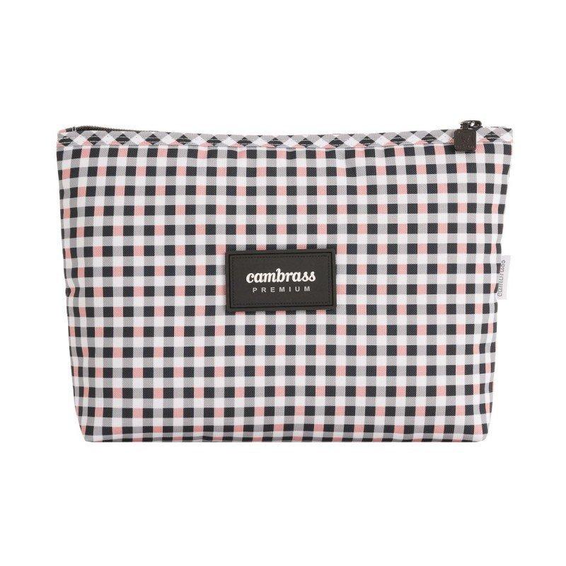 Cambrass BOLSA ASEO NEW VICHY ROSA 6x28x20 CM