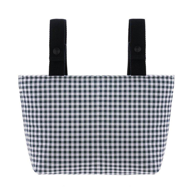 Cambrass BOLSO ORGANIZADOR VICHY NEGRO 13x38x20 CM