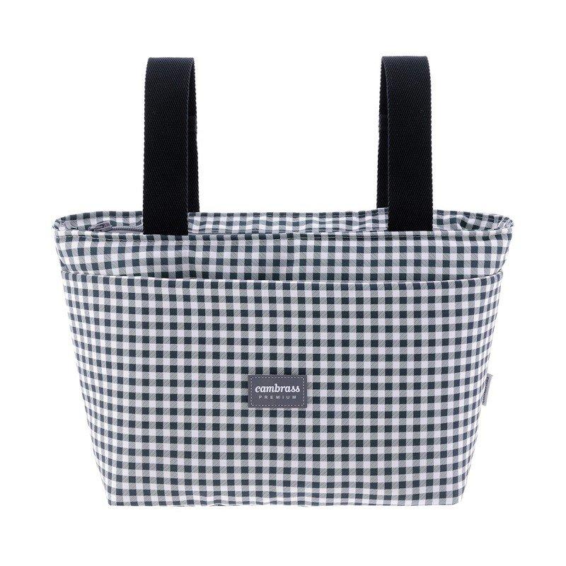 Cambrass BOLSO ORGANIZADOR VICHY NEGRO 13x38x20 CM