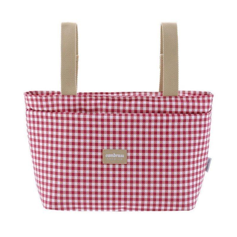 Cambrass BOLSO ORGANIZADOR VICHY ROJO 13x38x20 CM