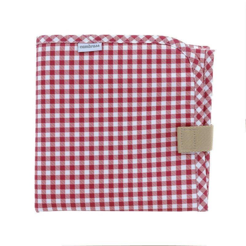 Cambrass CAMBIADOR VESTIDOR 40x60x1 CM VICHY ROJO