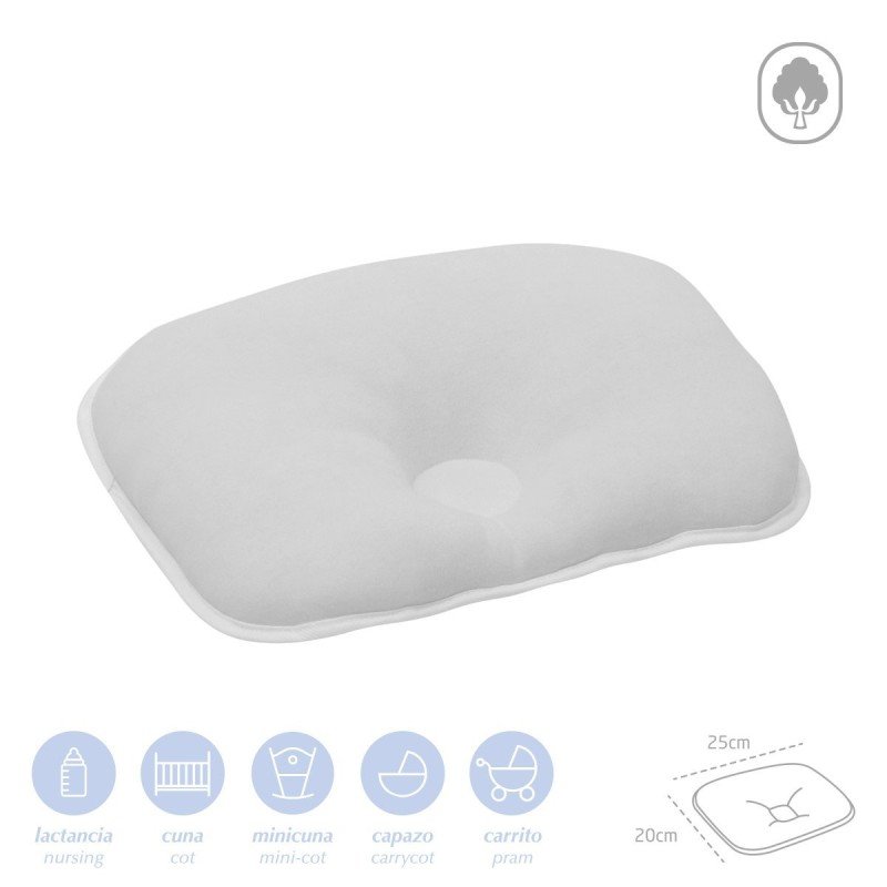 Cambrass COJIN DE BRAZO 25x20x1 CM LISO E GRIS