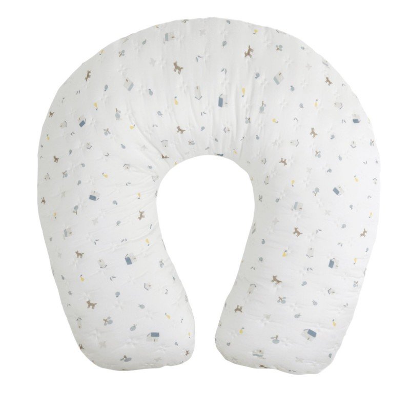 Cambrass COJIN DE LACTANCIA 53x45x10 CM HOUSE AZUL