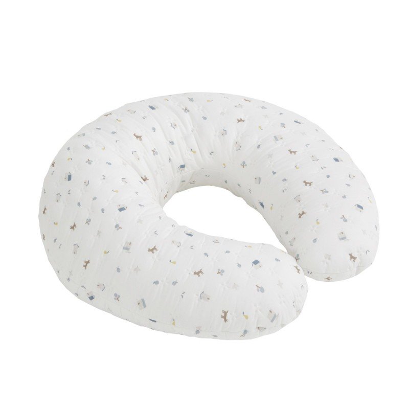 Cambrass COJIN DE LACTANCIA 53x45x10 CM HOUSE AZUL